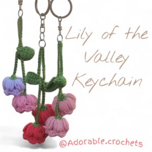 Lily of the Valley Keychain